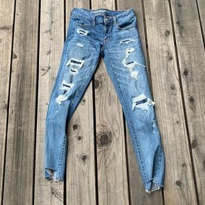 American Eagle Distressed Skinny Jeans